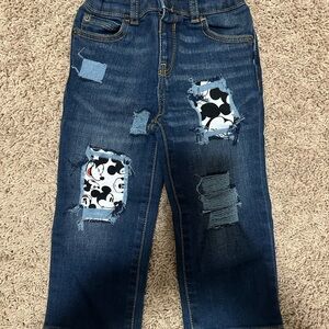 The Children's Place Blue Patchwork Jeans